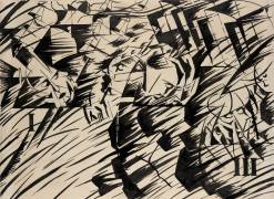 States of mind : those who go (Umberto Boccioni) - Muzeo.com