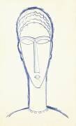 Study for a Head for a Sculpture (Amedeo Modigliani) - Muzeo.com
