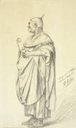 Study for the Two Augurs (Jean-Léon Gérôme) - Muzeo.com