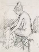 Study of a Nude Female (Harold Gilman) - Muzeo.com