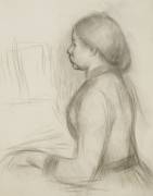 Study of a Young Girl at the Piano (Auguste Renoir) - Muzeo.com