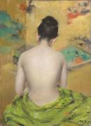 Study of Flesh Color and Gold (William Merritt Chase) - Muzeo.com
