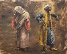 Study of Two Figures (Edwin Lord Weeks) - Muzeo.com