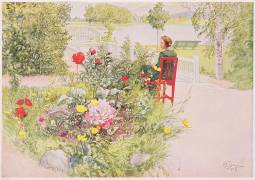 Summer in Sundborn (Carl Larsson) - Muzeo.com