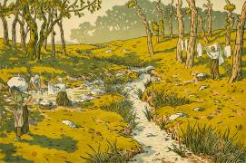The Creek (Henri Rivière) - Muzeo.com