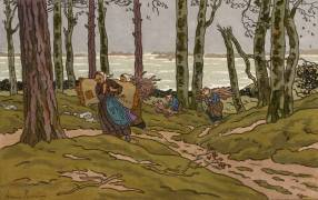 The day after the storm, Launay Bay (Loguivy) (Henri Rivière) - Muzeo.com