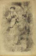 The Descent from the Summit: Jean Martin Steadies Hélène (Auguste Renoir) - Muzeo.com