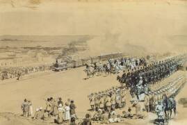The First Train (Constantine Savitski) - Muzeo.com
