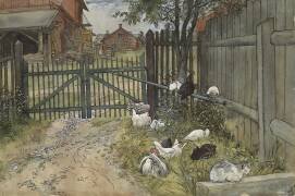 The Gate (Carl Larsson) - Muzeo.com