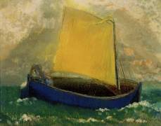 The Mystic Boat (Odilon Redon) - Muzeo.com