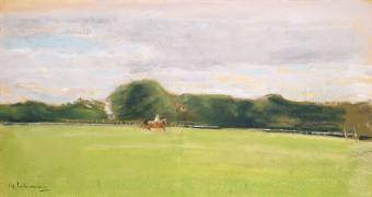 The Polo Field in Jenischs Park (Max Liebermann) - Muzeo.com