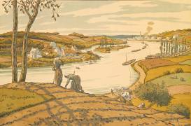 The River (Henri Rivière) - Muzeo.com