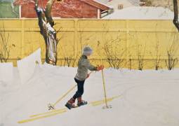The Skier (Carl Larsson) - Muzeo.com