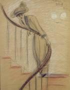 The Staircase (Paul César Helleu) - Muzeo.com