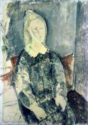 The Woman in Blue (Amedeo Modigliani) - Muzeo.com