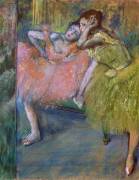 Two Dancers in the Foyer (Edgar Degas) - Muzeo.com