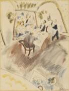 Two Men Dining (Jules Pascin) - Muzeo.com