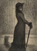 Une Elegante (Georges Seurat) - Muzeo.com
