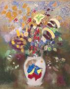Vase with Japanese Warrior (Odilon Redon) - Muzeo.com