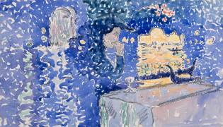 Venice: Night of the Festival of the Redeemer (Henri-Edmond Cross) - Muzeo.com