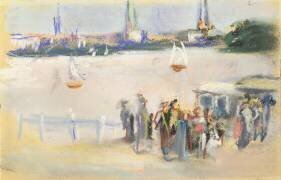 View of the Aussenalster (Max Liebermann) - Muzeo.com