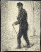 Walking (Georges Seurat) - Muzeo.com