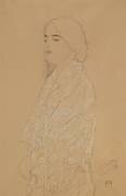 Woman with a White Shawl (Gustav Klimt) - Muzeo.com