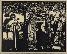 Women in the Woods (Wassily Kandinsky) - Muzeo.com