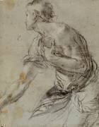 Berger à genoux (Agostino Carracci) - Muzeo.com