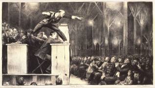 Billy Sunday (George Wesley Bellows) - Muzeo.com