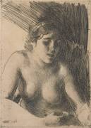 Bust of Nude Woman (Anders Zorn) - Muzeo.com