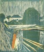 Filles sur le pont (Edvard Munch) - Muzeo.com