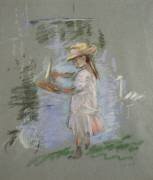 Julie en Rose au Bord du Lac (Berthe Morisot) - Muzeo.com