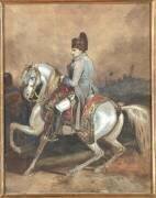 Portrait équestre de Napoléon (anonyme) - Muzeo.com
