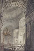 The Glowing Cross in St. Peter's, Rome, on Maundy Thursday (Charles Norry) - Muzeo.com