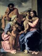The Holy Family with St. Elizabeth and John the Baptist (Nicolas Poussin) - Muzeo.com