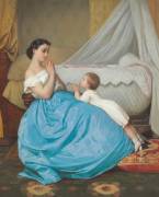 A Bedtime Prayer (Auguste Toulmouche) - Muzeo.com