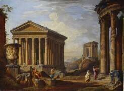 A Capriccio of Classical Ruins (Giovanni Paolo Pannini) - Muzeo.com