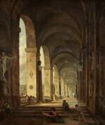 A Capriccio of Roman Architecture (Hubert Robert) - Muzeo.com