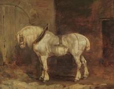 A Cart-Horse (Théodore Géricault) - Muzeo.com
