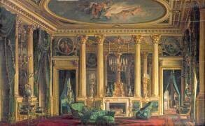 A Salon in the Hotel of Monsieur Basile Parent (Sébastien Charles Giraud) - Muzeo.com