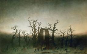 Abbey among Oak Trees (Caspar David Friedrich) - Muzeo.com