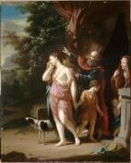Abraham renvoyant Agar et Ismaël (Philip van Dyck) - Muzeo.com