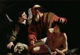 Abraham Sacrificing Isaac (Caravaggio) - Muzeo.com