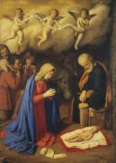 Adoration of Shepherds (Giovanni Battista Salvi) - Muzeo.com