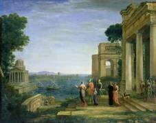 Aeneas and Dido in Carthage (Claude Gellée) - Muzeo.com