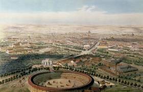 Aerial View of Madrid from the Plaza de Toros (Alfred Guesdon) - Muzeo.com