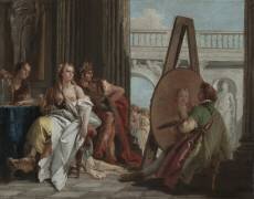 Alexander the Great and Campaspe in the Studio of Apelles (Giambattista Tiepolo) - Muzeo.com