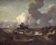 An Open Landscape in Suffolk (Thomas Gainsborough) - Muzeo.com