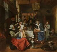 As the Old Sing (Jan Steen) - Muzeo.com